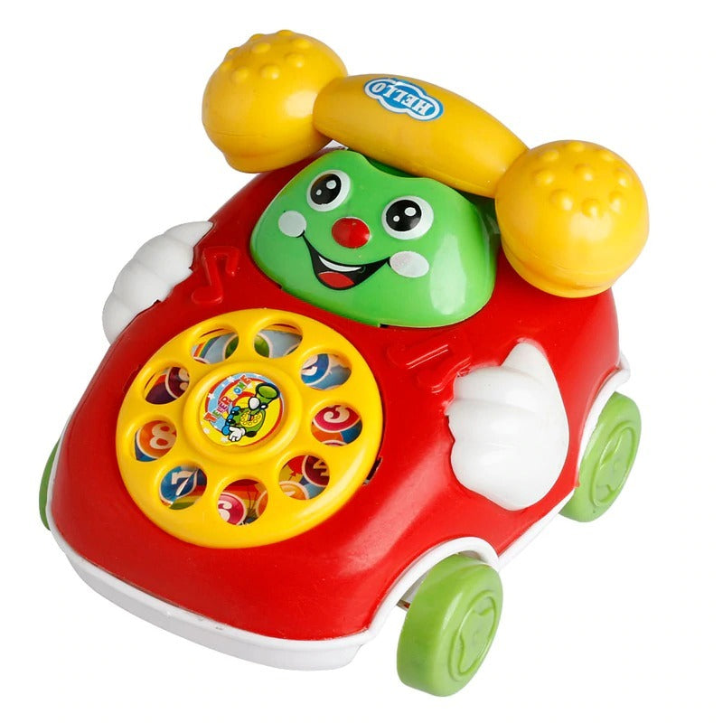 Cartoon music car child singing phone car toy