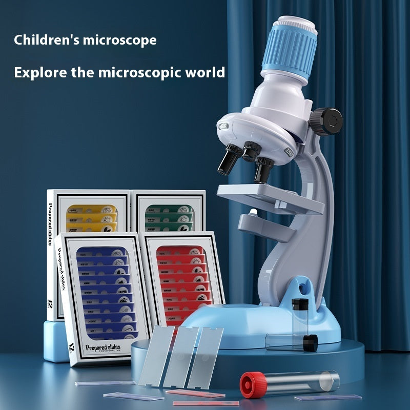 Microscope 1200 Times Professional Scientific Equipment Elementary School Educational Toys