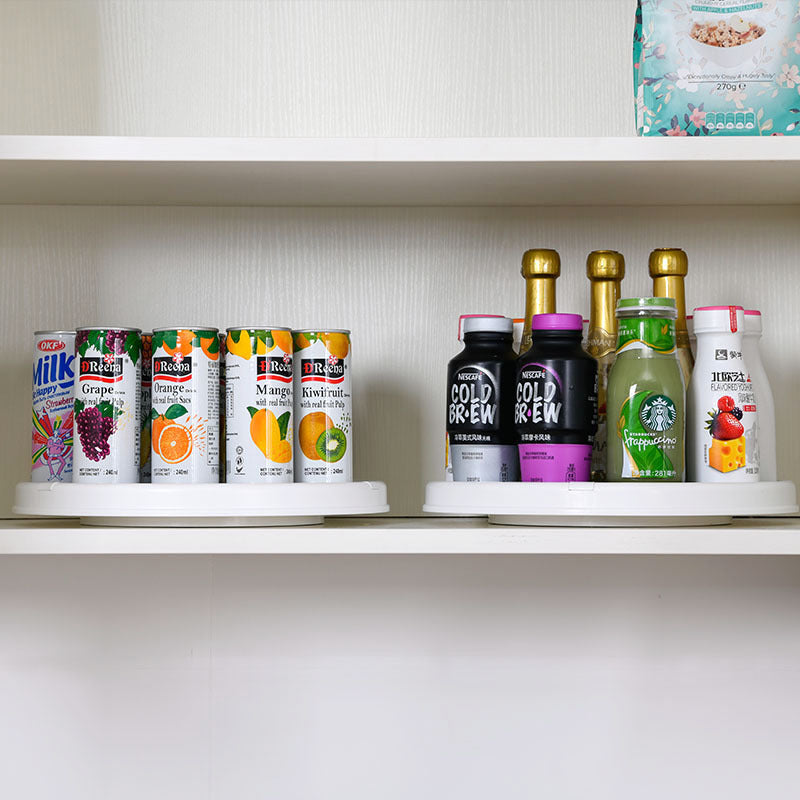 360 degree tray shelf seasoning storage box