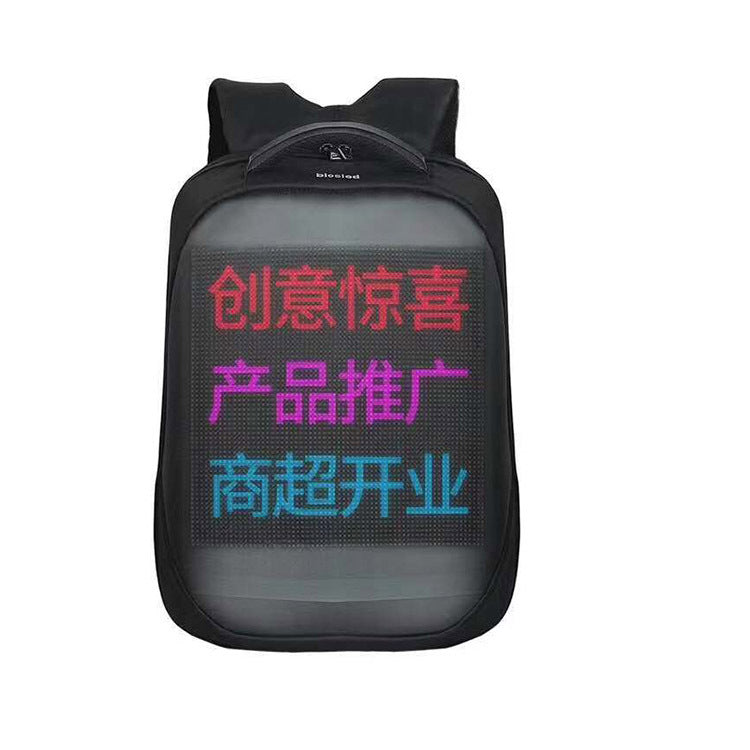 Screen Advertising Walking Backpack