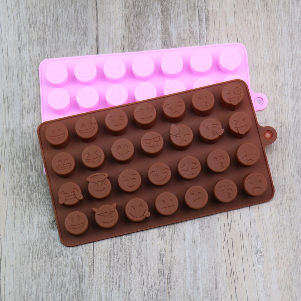 EmojiGoo Emoji Chocolate Mold Candy Ice Cube Jelly Mold Baking Tool