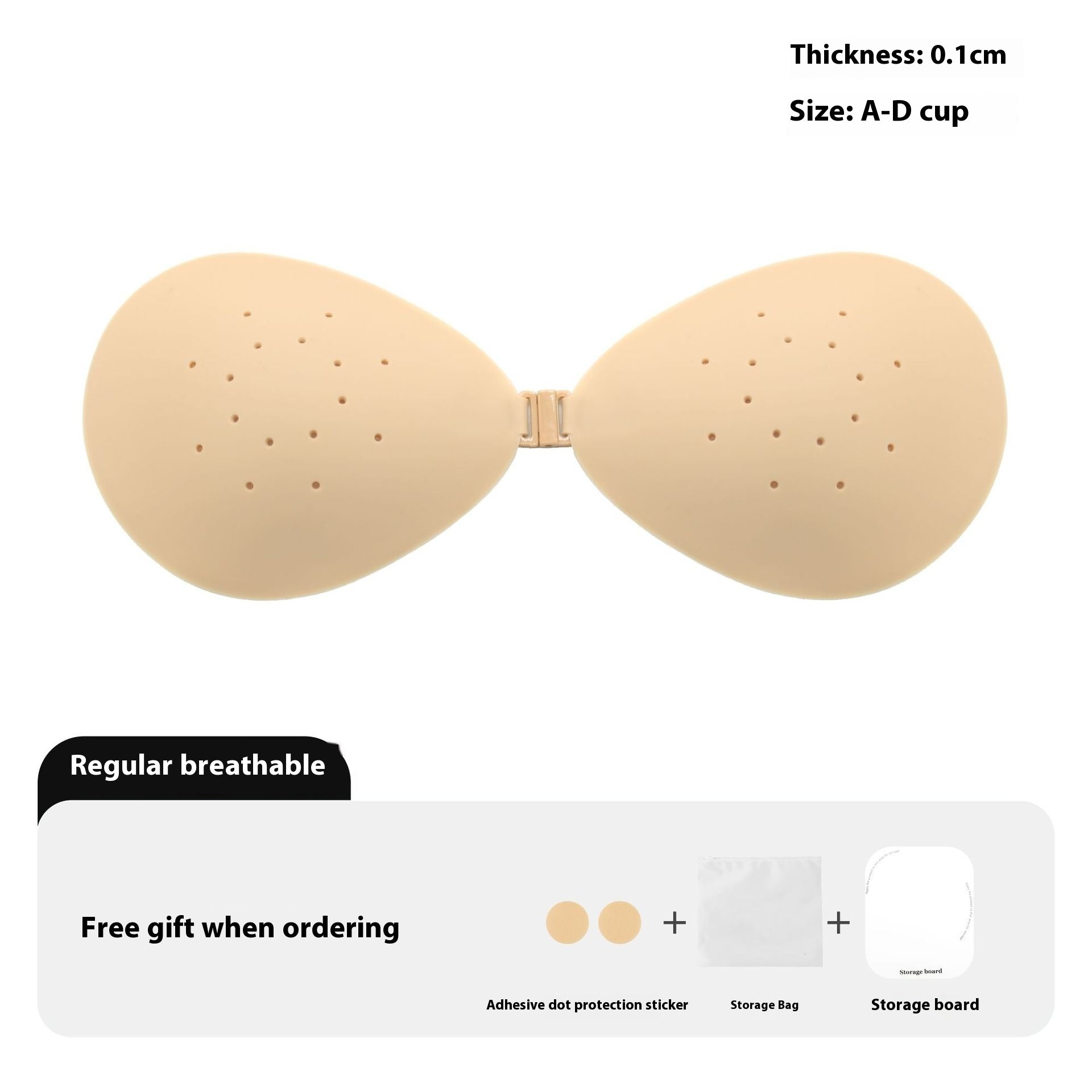 No Sweat Solid State Silicone Breast Pad Women