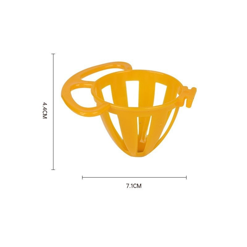 Parrot Plastic Solid Color Cute Feeder