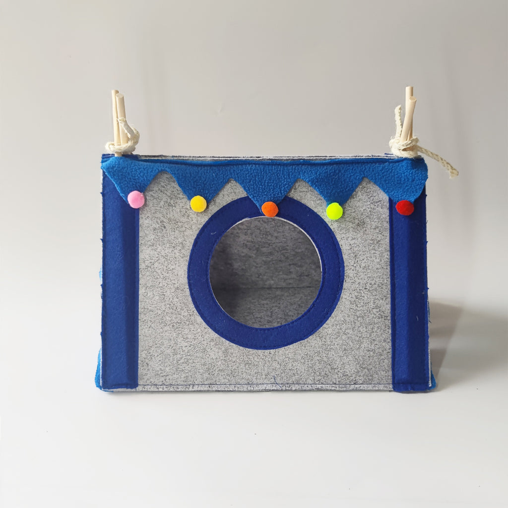 Small Pet Rabbit Nest Hamster Corner House Tent