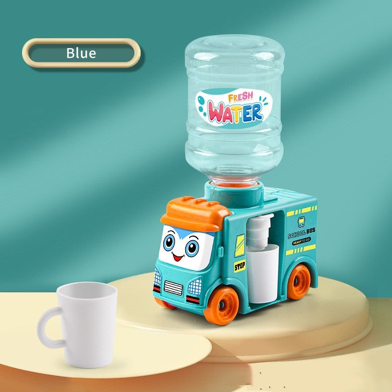 Small Children's Beverage Machine Playing At Home