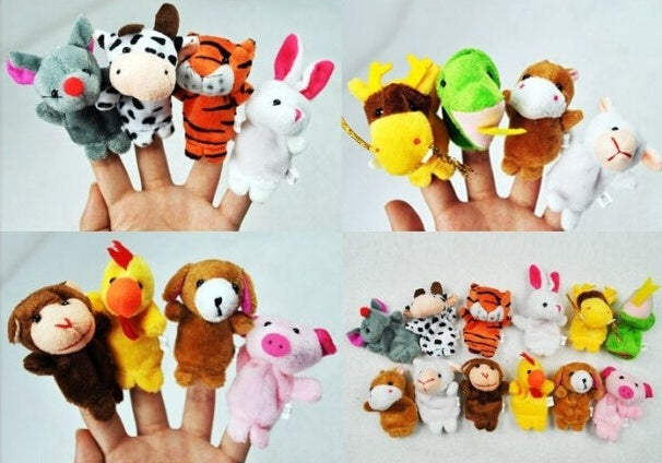 Fingers 12 Zodiac Animal Fingers Tell a Story Good Helper Puzzle Early Learning Children's Toys