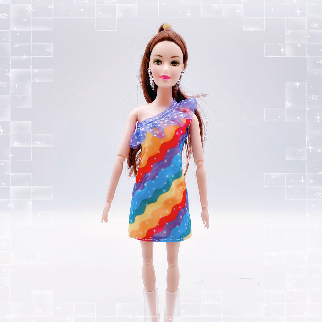 30cm Doll Clothes Dress Up Casual Skirt Girl Toy