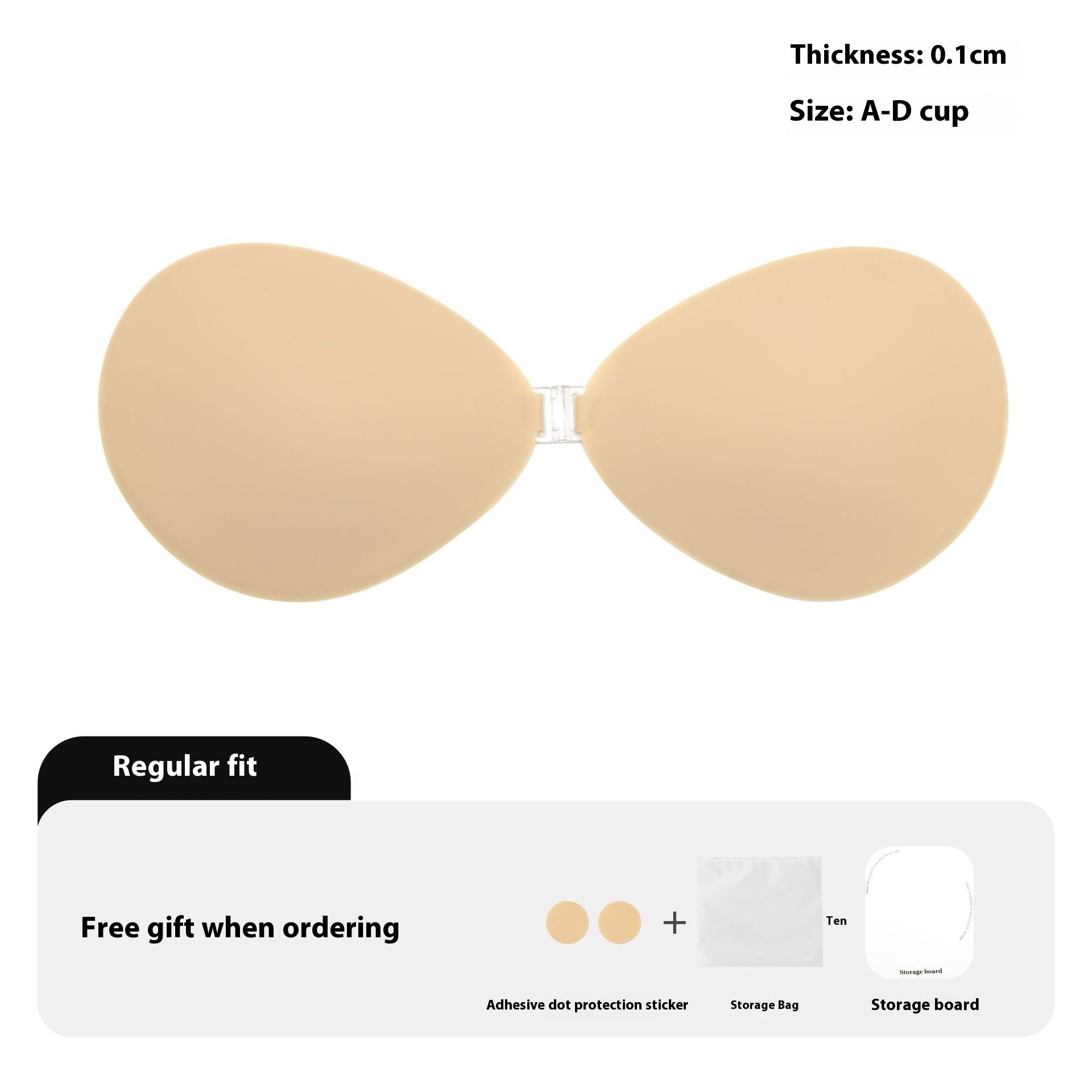No Sweat Solid State Silicone Breast Pad Women