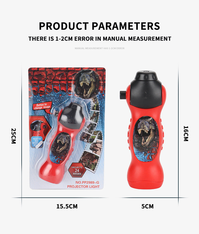 Multi-pattern Projection Toy Projector Electronic Luminous Toy Flashlight