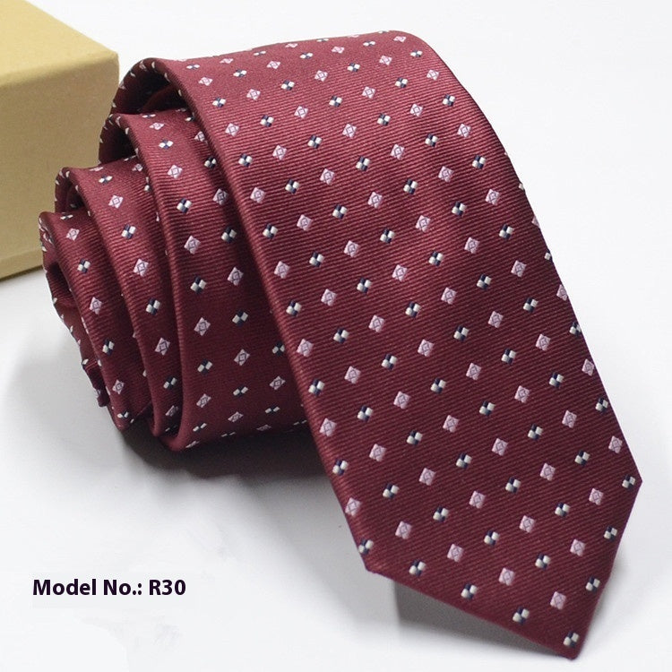 Fashion Exquisite Jacquard Tie Wedding Groom