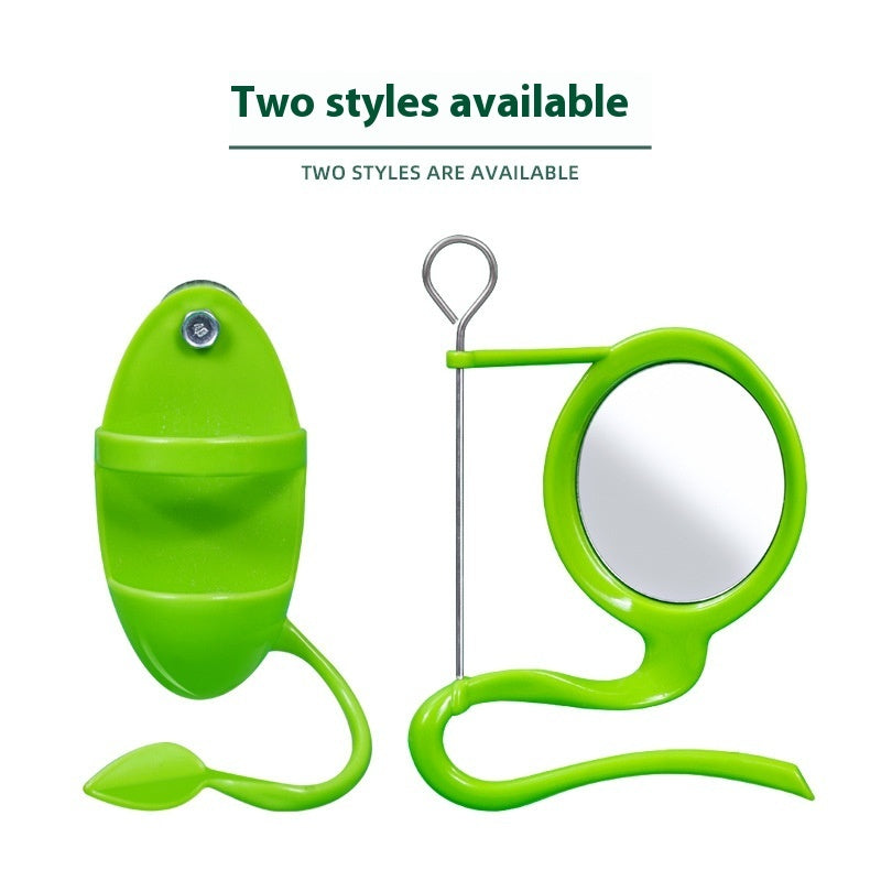 Parrot Plastic Solid Color Cute Feeder