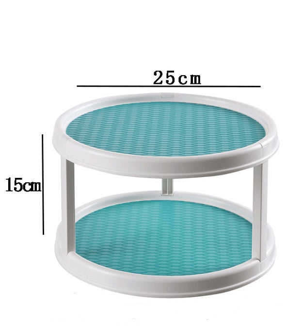 360 degree tray shelf seasoning storage box