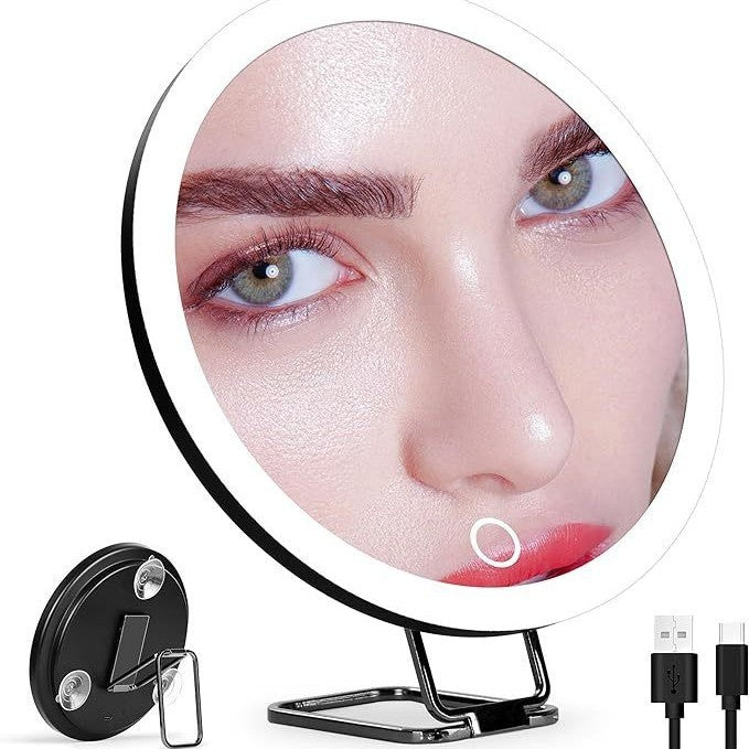 Charging Led Fill Light With Light Bracket Rotating Makeup Mirror