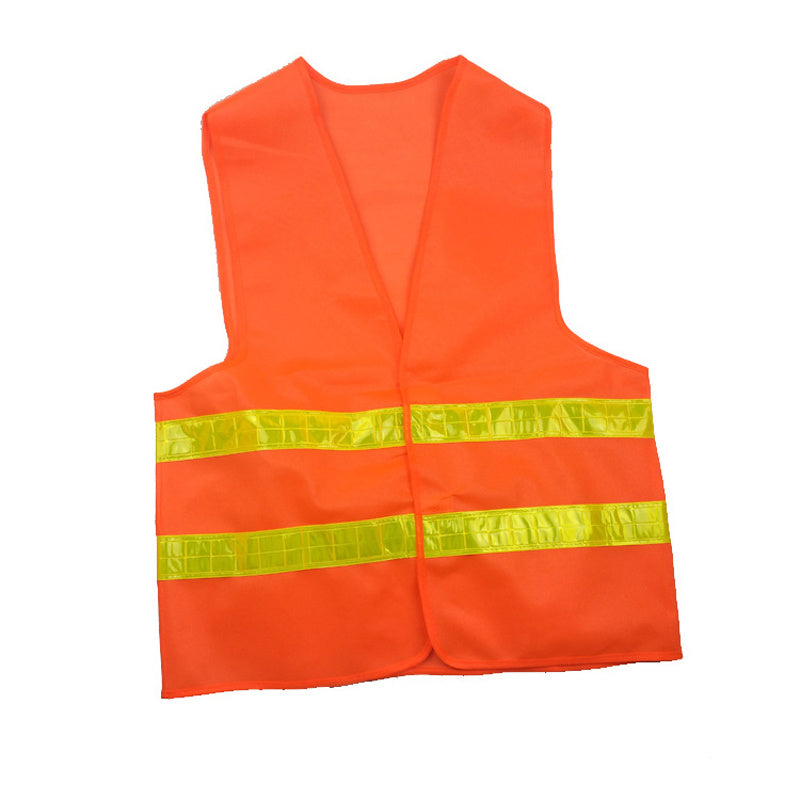 High Visibility Yellow Vest Reflective Safety Workwear for Night Running Cycling Man Night Warning Working Clothes Fluorescent