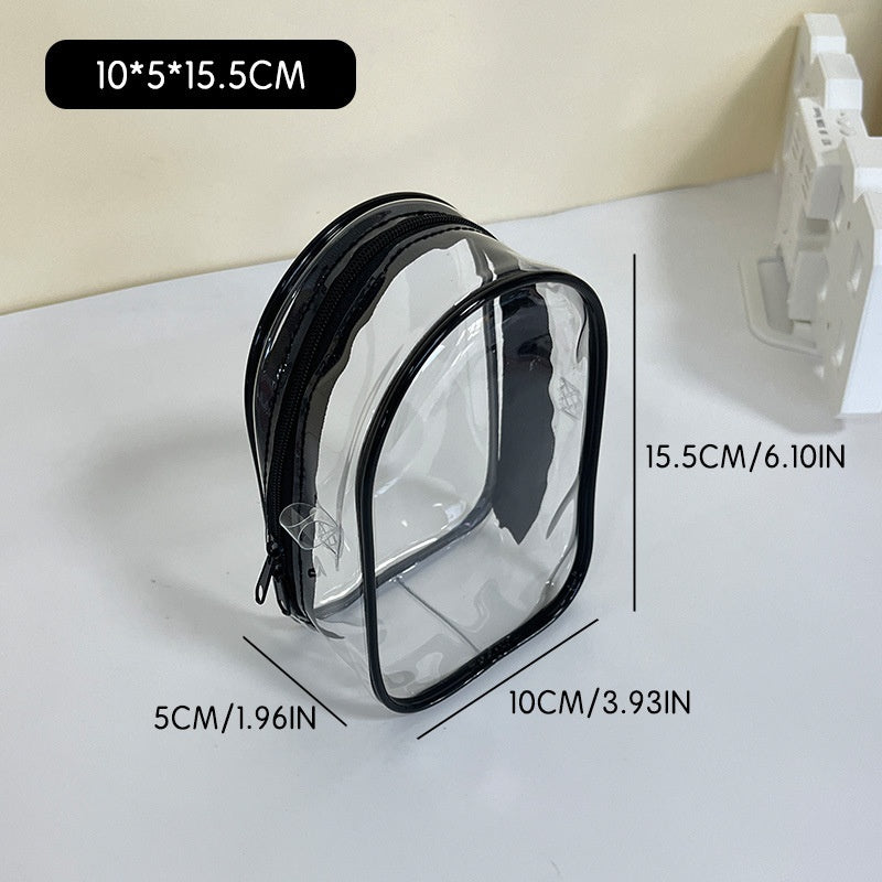 L Toy Storage Display Bag Cute High Transparent