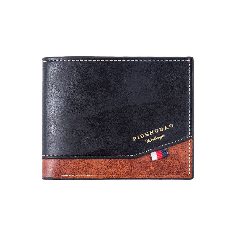Two-fold Thin Retro Fashion Wallet