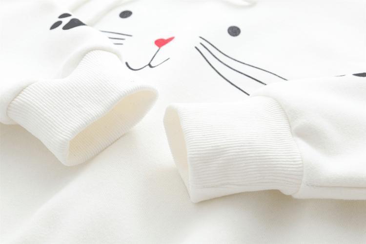 Women's Fashion Casual Loose Pullover Hooded Printed Sweatshirt