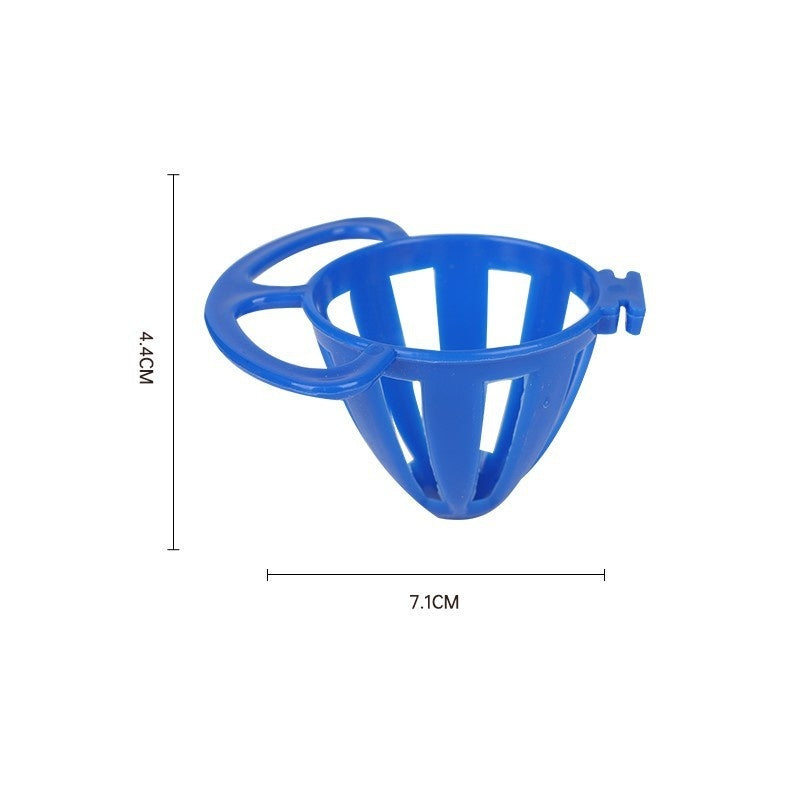Parrot Plastic Solid Color Cute Feeder
