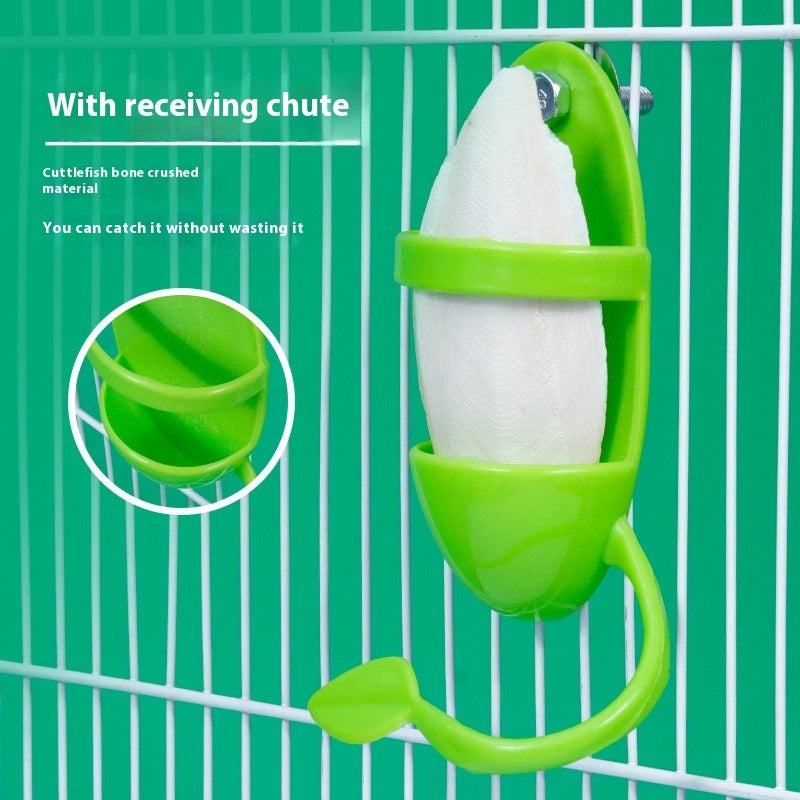 Parrot Plastic Solid Color Cute Feeder