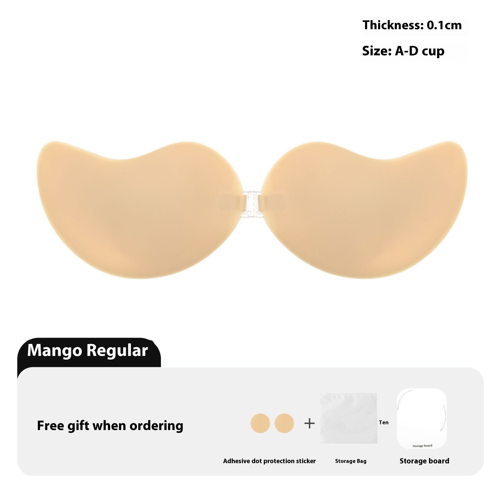 No Sweat Solid State Silicone Breast Pad Women
