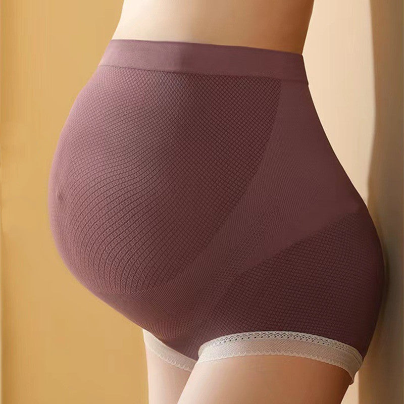 Maternity Belly Support Pants Seamless Ladies' Hip Lifting High Waist Comfort
