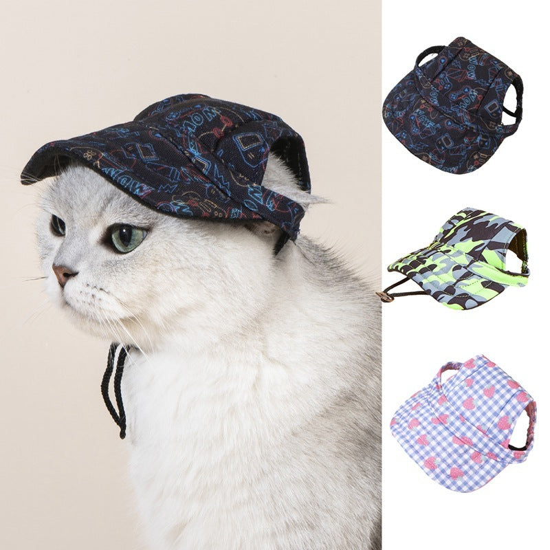 Pet Baseball Cap Leisure Sports Wind Sun Protection Sunshade