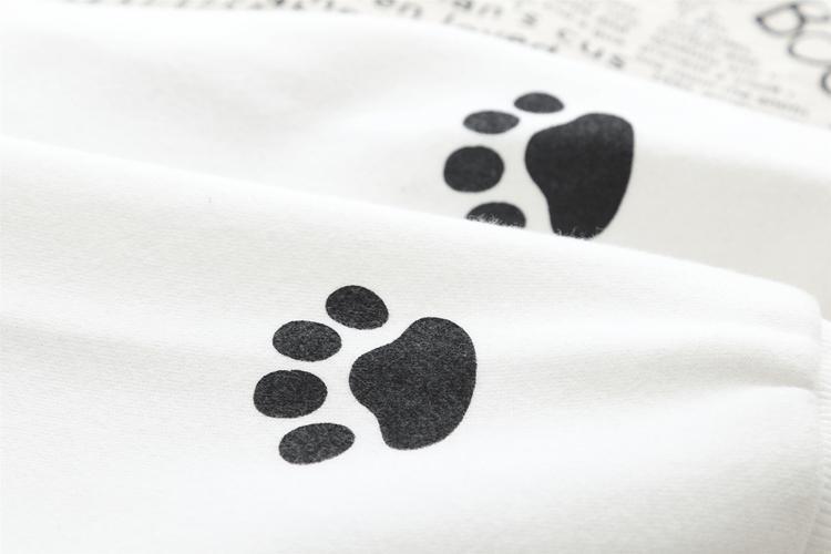 Women's Fashion Casual Loose Pullover Hooded Printed Sweatshirt