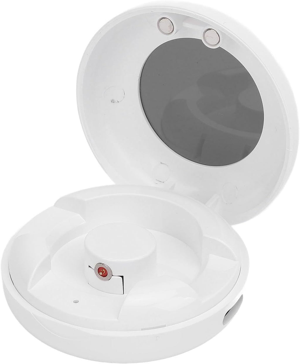 Smart Ring Charging Case, Magnetic Charging Port Compartment, Fast Charging Compact Box Portable Charger For COLMI R02 R06 R11M R8 Fitness Ring, 200 MAh Battery