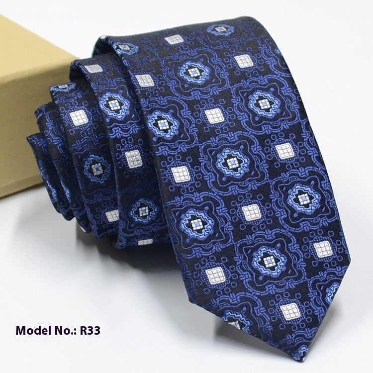 Fashion Exquisite Jacquard Tie Wedding Groom