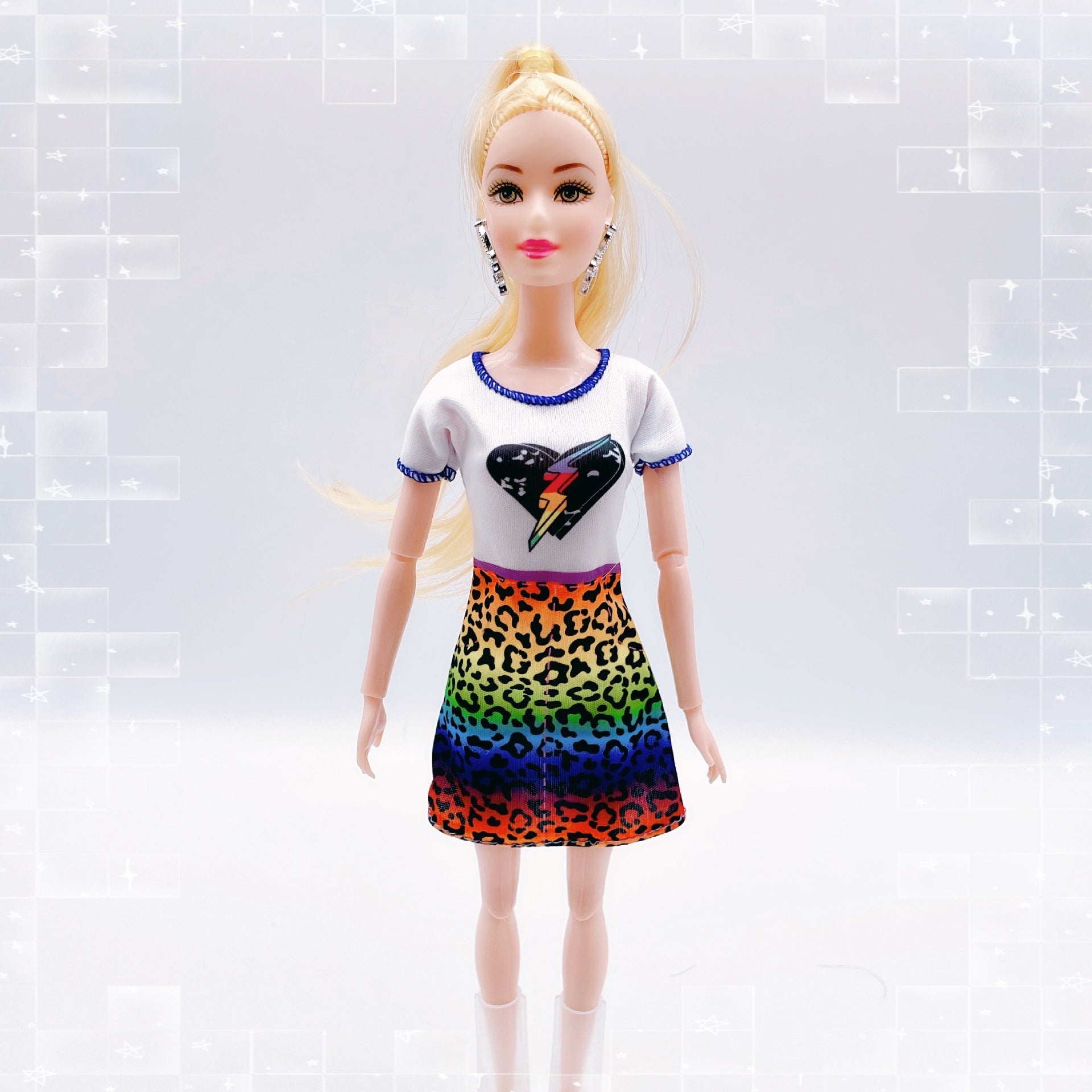 30cm Doll Clothes Dress Up Casual Skirt Girl Toy